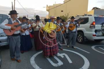 Romería popular en El Caracol (Foto Francisco Javier Santana)
